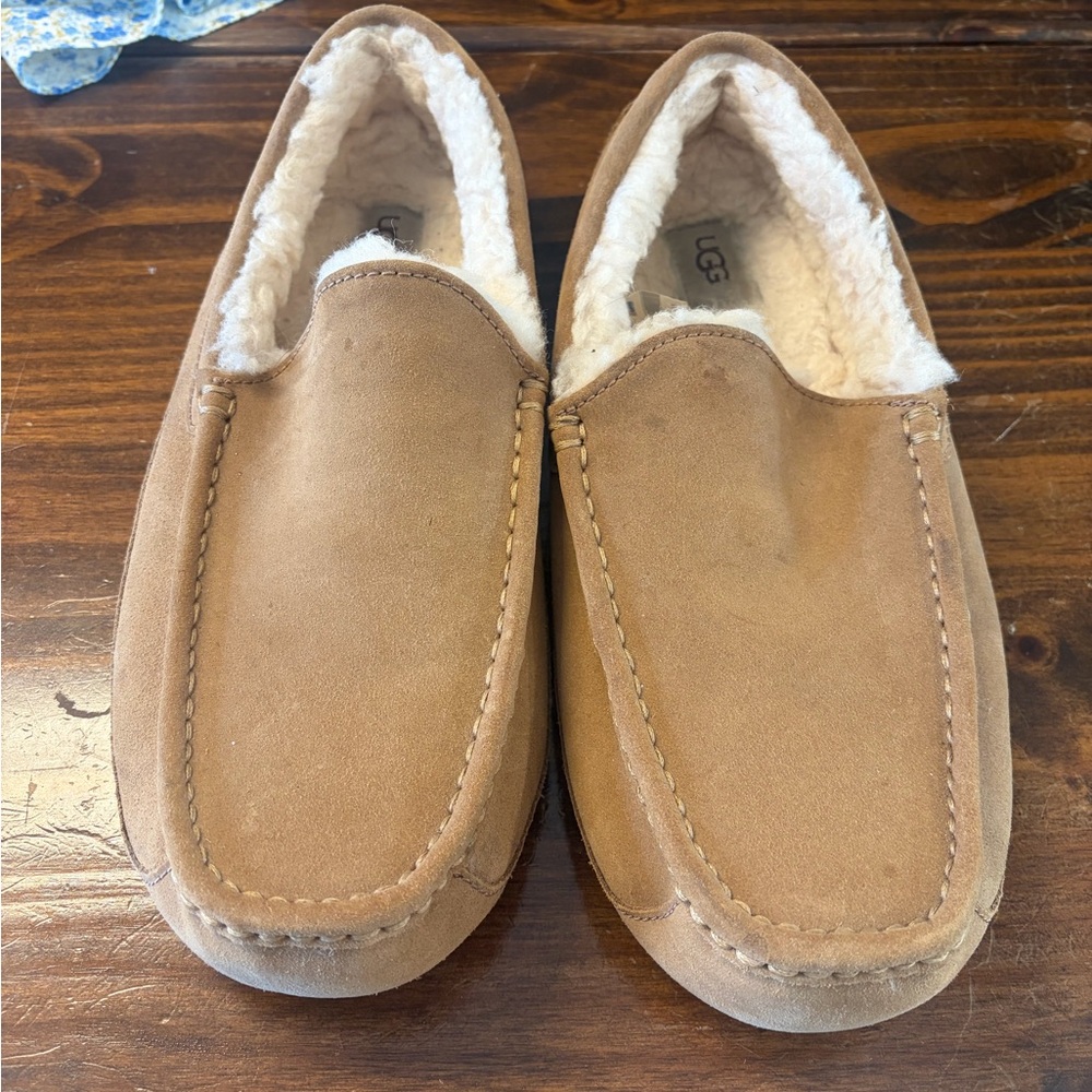 UGG Men's Chestnut Suede Slip-On Moccasins